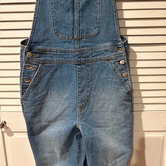 J. Crew Blue Denim Overalls - Picture 6 of 7